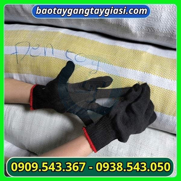 Găng tay poly 50g siêu co giãn linh hoạt Găng tay poly 50g