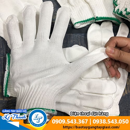 Găng tay poly độ bền cơ học cao chống cắt Găng tay poly độ bền cơ học cao chống cắt