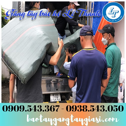 Găng tay sợi len trắng giá sỉ rẻ TPHCM Găng tay sợi len trắng giá sỉ rẻ TPHCM