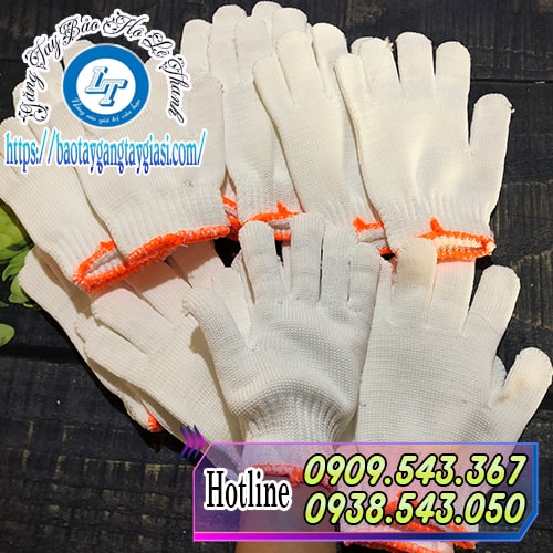 Găng tay sợi poly ôm sát tay thao tác linh hoạt