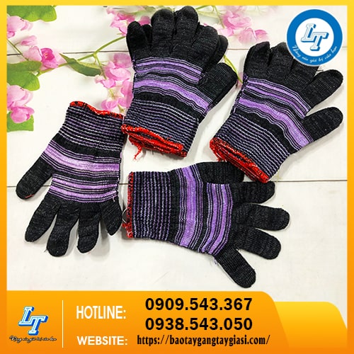 Găng tay sợi poly thời trang Găng tay sợi poly thời trang