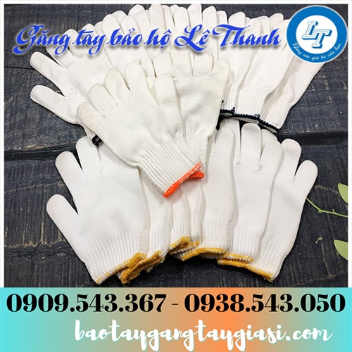 Găng tay sợi poly trắng Găng tay sợi poly trắng