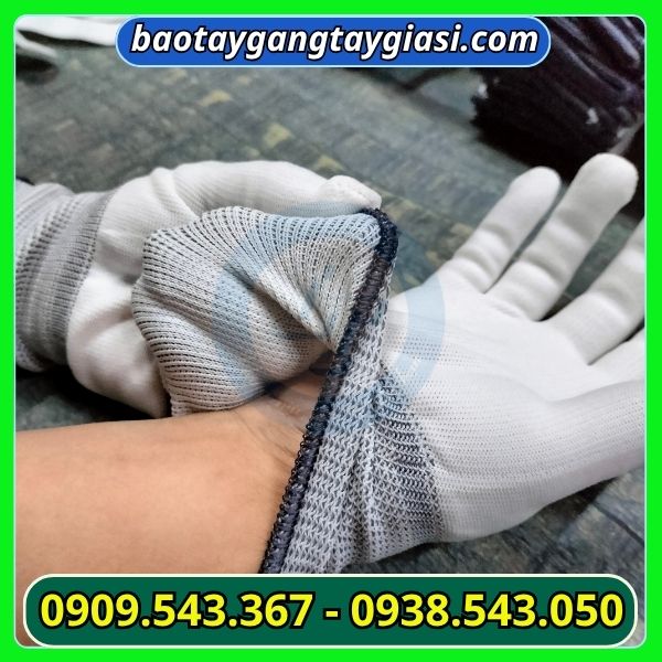 Găng tay thun mỏng cổ tay bo chun Găng tay thun mỏng