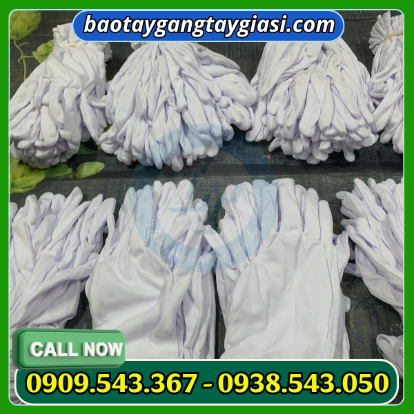 Găng tay vải thun PE