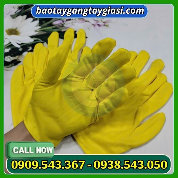 Găng tay thun vàng T8 Găng tay thun vàng T8