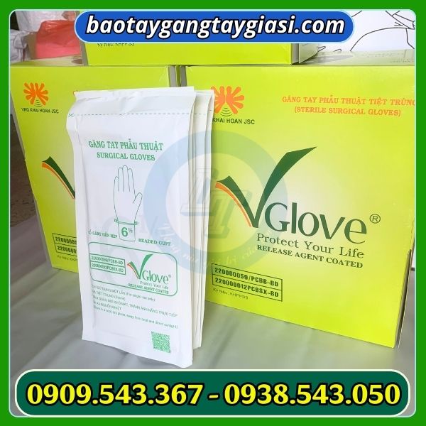 Găng tay phẫu thuật tiệt trung an toàn Găng tay phẫu thuật tiệt trung an toàn