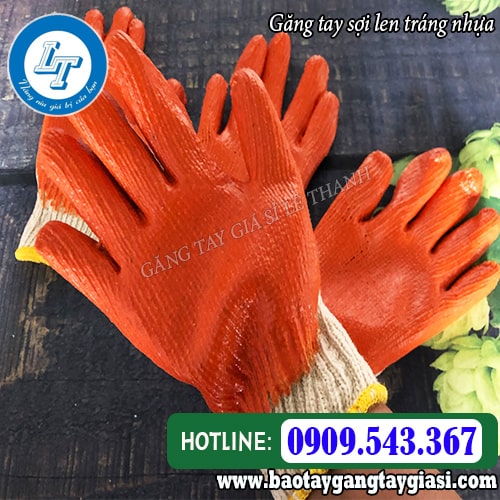 Găng tay tráng nhựa giá rẻ