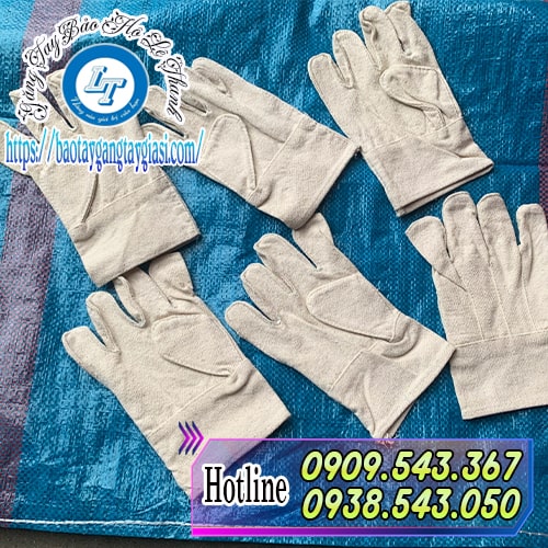 Găng tay vải bạt dày chắc