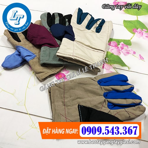 găng tay vải dày chống nóng chịu nhiệt tốt găng tay vải dày chống nóng chịu nhiệt tốt