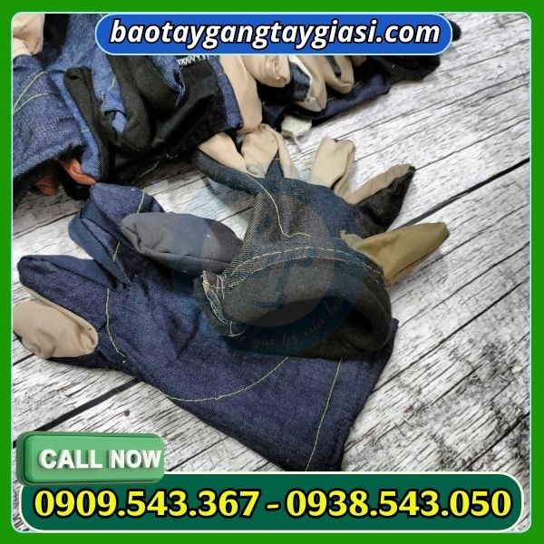 Găng tay vải jean giá rẻ Găng tay vải jean giá rẻ