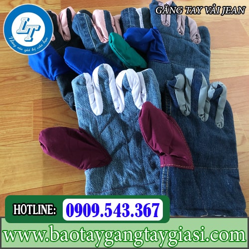 Găng tay vải jean ở đâu bán
