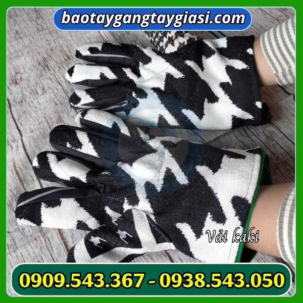 Găng tay kaki siêu dày Găng tay kaki