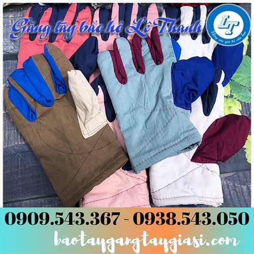Găng tay vải kaki dày chắc giá rẻ Găng tay vải kaki dày chắc giá rẻ