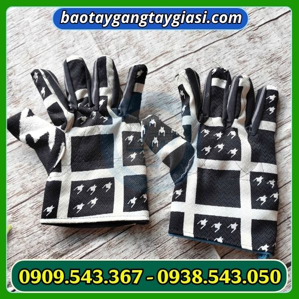 Găng tay vai kaki 2 lớp giá sỉ rẻ Găng tay vai kaki 2 lớp