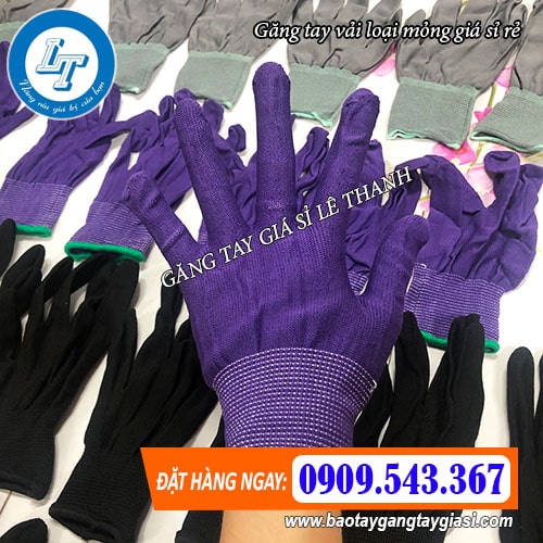 găng tay vải loại mỏng giá sỉ rẻ các loại găng tay vải loại mỏng giá sỉ rẻ các loại