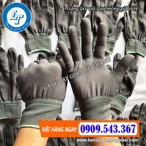 găng tay vải loại mỏng giá sỉ rẻ chất lượng găng tay vải loại mỏng giá sỉ rẻ chất lượng