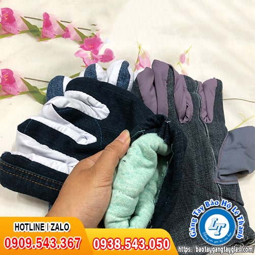 Găng tay vải mập 2 lớp dày dặn Găng tay vải mập 2 lớp dày dặn