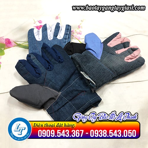 Găng tay vải mập đường chỉ may chắc chắn