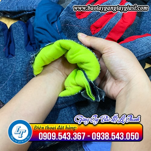 Găng tay vải mập mềm mại không gây trầy xước da tay