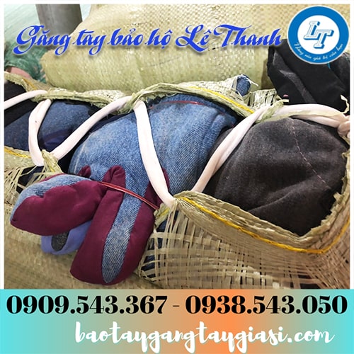 Găng tay vải mập tại kho