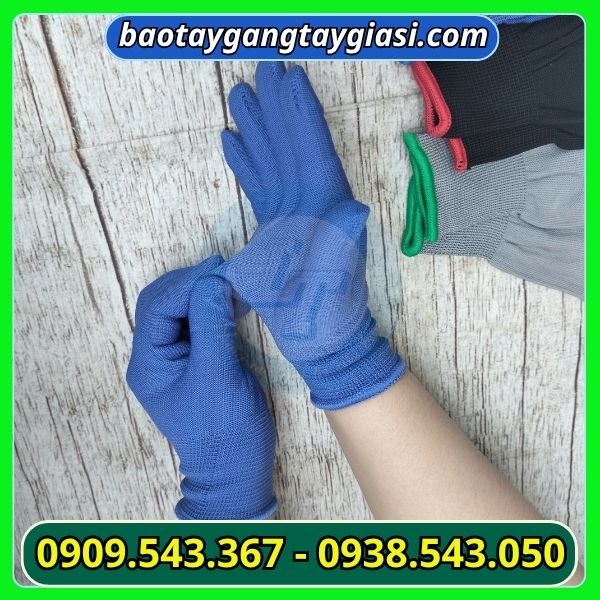 Găng tay vải mút co giãn linh hoạt Găng tay vải mút