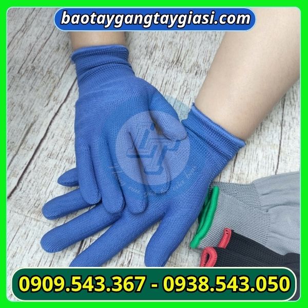 Găng tay vải mút đeo ôm tay, co giãn tốt Găng tay vải mút nhiều màu