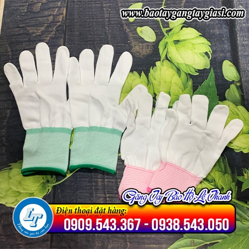 Găng tay vải poly không phủ PU Găng tay vải poly không phủ PU