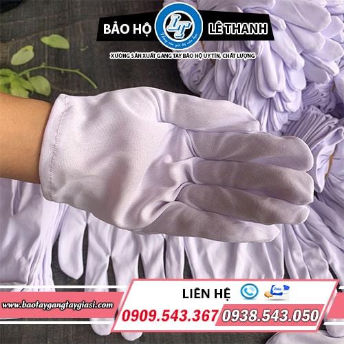 Găng tay vải T9 ôm tay gọn gàng Găng tay vải T9 ôm tay gọn gàng