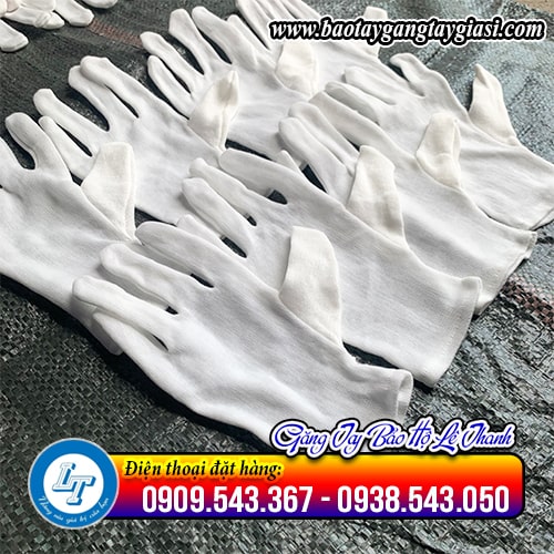 Găng tay vải thun PE sẵn kho Lê Thanh giá rẻ Găng tay vải thun PE sẵn kho Lê Thanh giá rẻ
