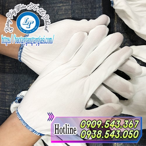 Găng tay vải thun T5 co giãn tốt khi đeo
