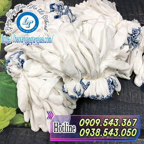 Găng tay vải thun T5 phù hợp nhiều kích cỡ tay