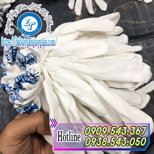 Găng tay vải thun T5 poly chống nhăn chống bám bụi bẩn Găng tay vải thun T5 poly chống nhăn chống bám bụi bẩn