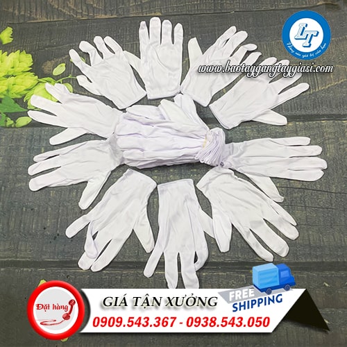Găng tay vải trắng T10 Găng tay vải trắng T10