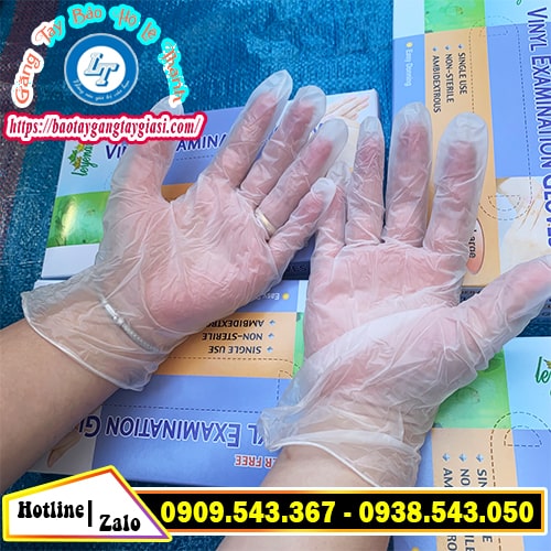 Găng tay vinyl mỏng nhẹ