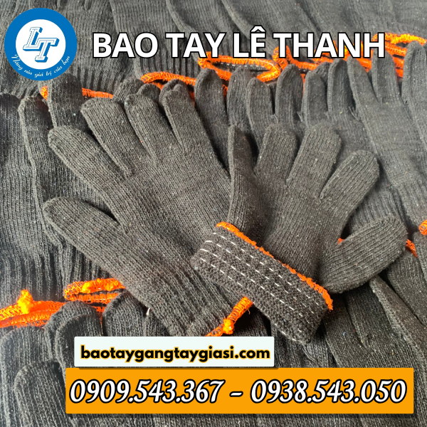 Găng tay len xám đen Găng tay len xám đen