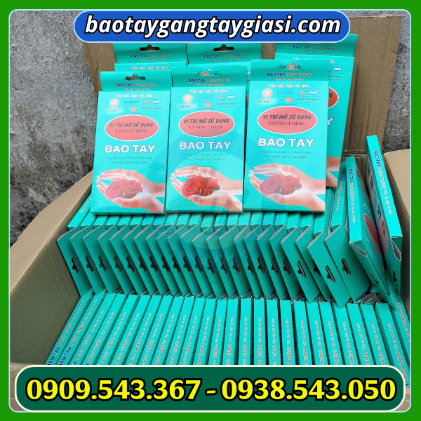 Găng tay xốp hộp 100 chiếc Găng tay xốp hộp 100 chiếc