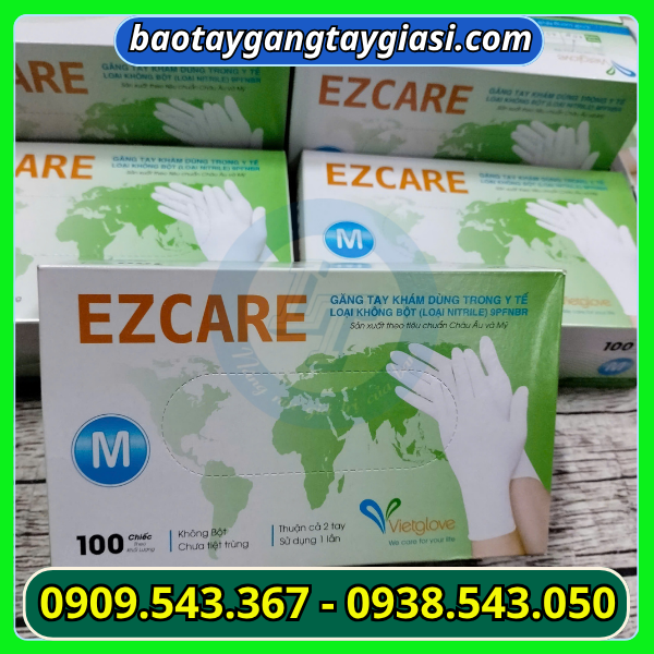 Găng tay y tế Vietglove EZCARE giá tốt Găng tay y tế Vietglove EZCARE