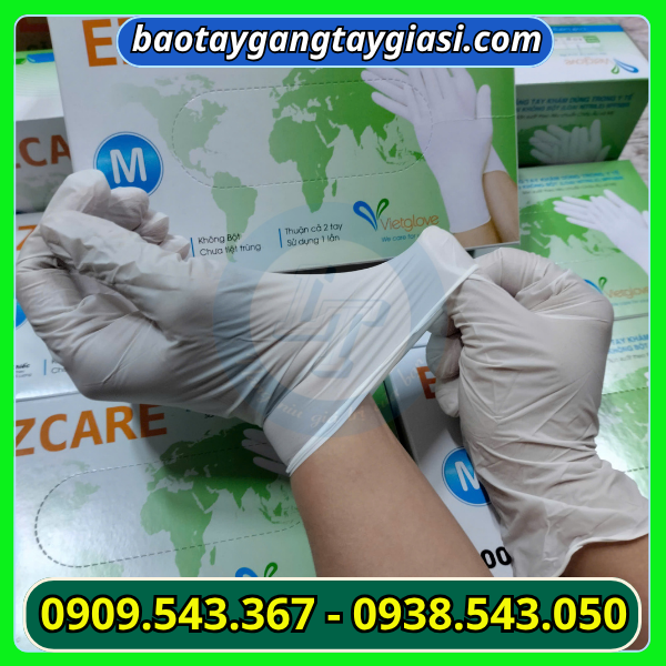 Găng tay y tế Vietglove EZCARE giá sỉ Găng tay y tế Vietglove EZCARE
