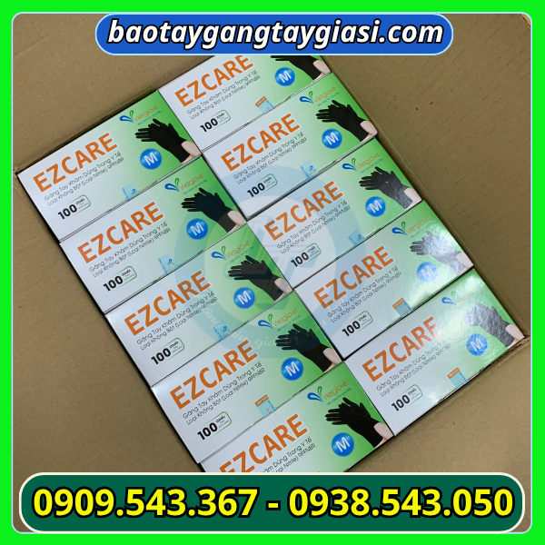 Găng tay y tế Vietglove EZCARE thùng 10 hộp Găng tay y tế Vietglove EZCARE
