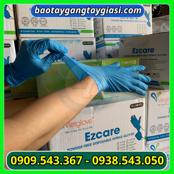Găng tay y tế Vietglove EZCARE giá tốt Găng tay y tế Vietglove EZCARE