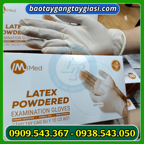 Găng tay y tế latex có bột Găng tay y tế latex có bột