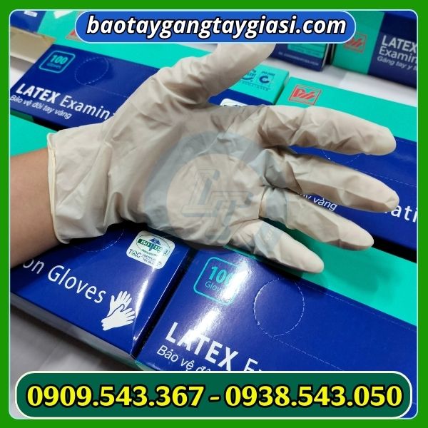 Găng tay y tê latex có bột