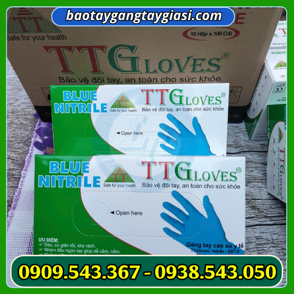 Găng tay y tế không bột Găng tay y tế không bột