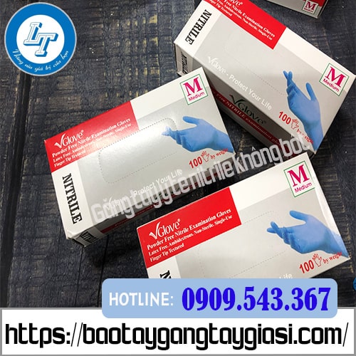 Găng tay y tế nitrile không bột