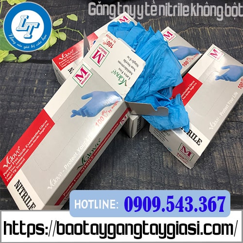 Găng tay y tế nitrile Găng tay y tế nitrile