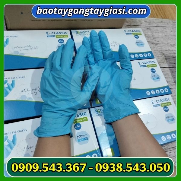Găng tay y tế SS glove không bột Găng tay y tế SS glove không bột