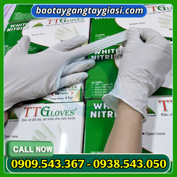 Găng tay y tế TT GLoves siêu co giãn Găng tay y tế TT GLoves