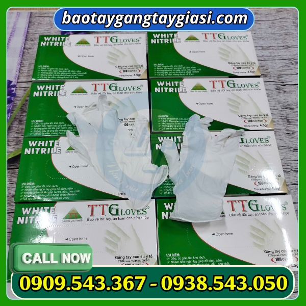 Găng tay y tế TT GLoves không bột Găng tay y tế TT GLoves không bột