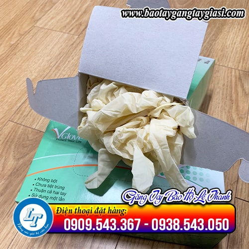 Găng tay y tế Vglove dẻo dai mỏng nhẹ đàn hồi vượt trội