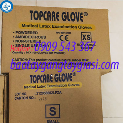 găng tay y tế topcare glove giá sỉ găng tay y tế topcare glove giá sỉ